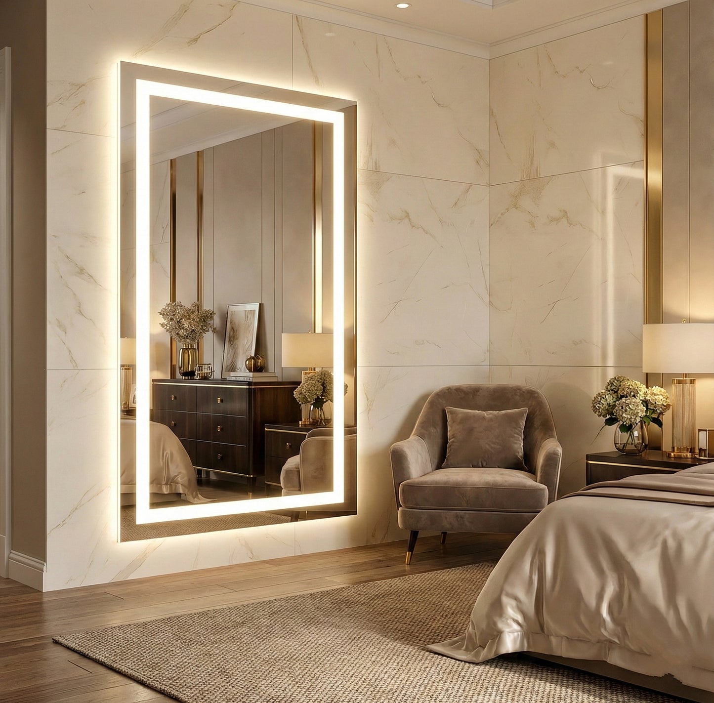 XXL Smart LED Vanity Mirror