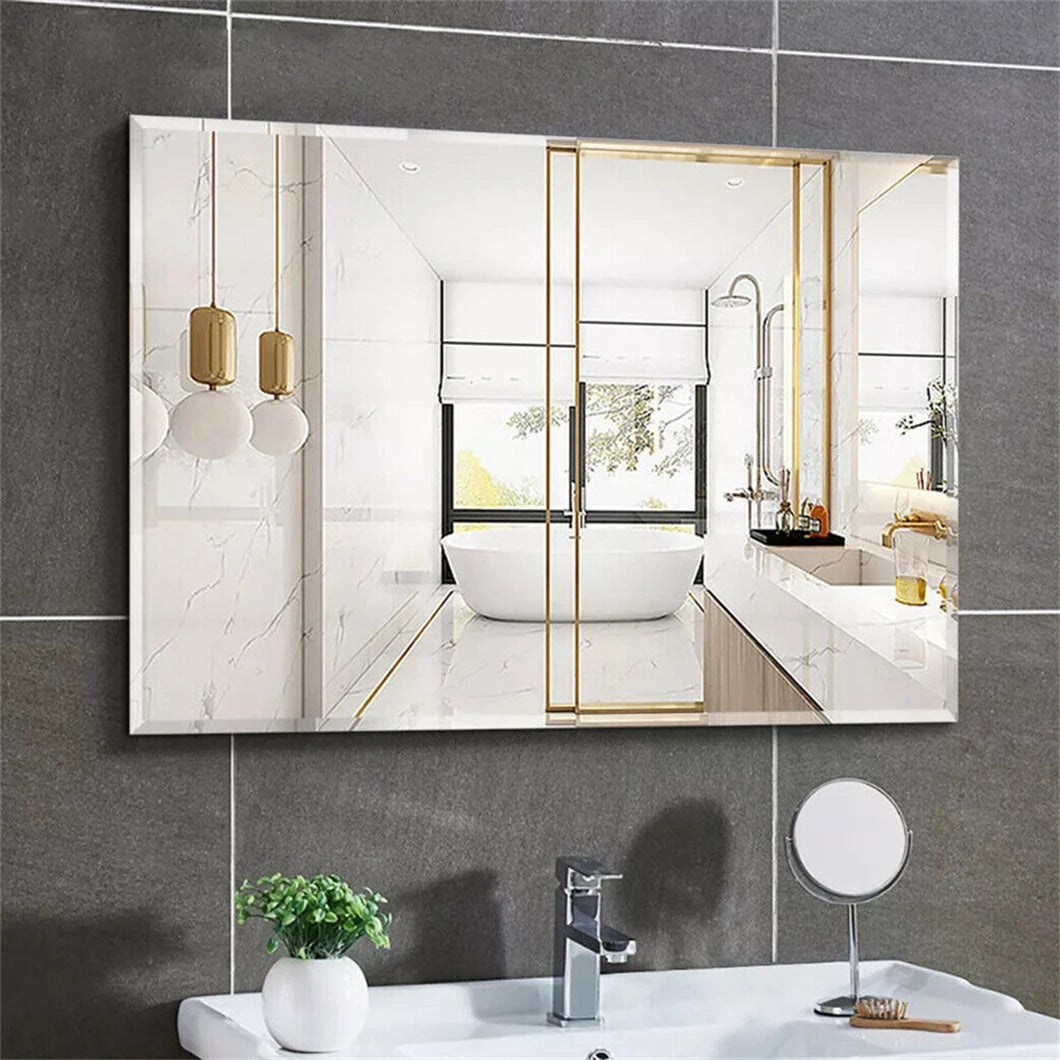 Frameless Rectangle Wall Mirror