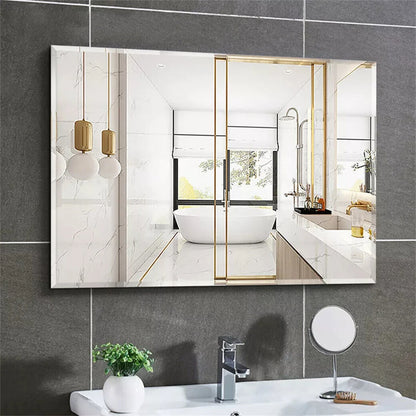 Frameless Rectangle Wall Mirror