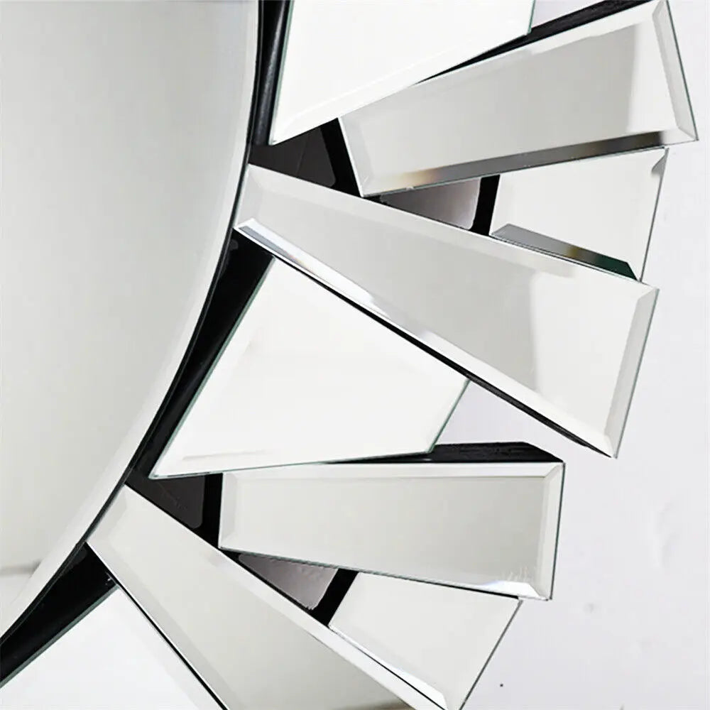 Large Round Venetian Sunburst Wall Mirror (80cm)