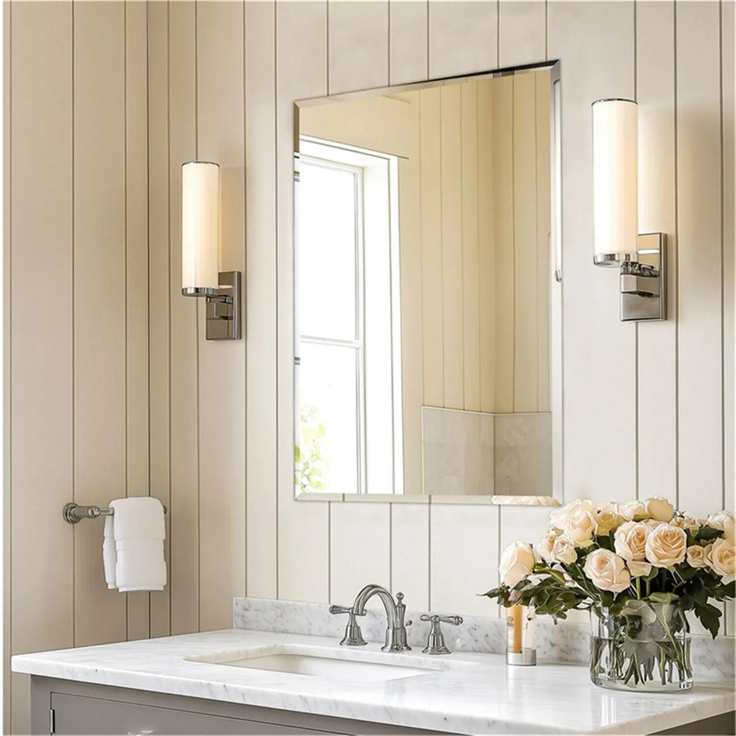 Frameless Rectangle Wall Mirror