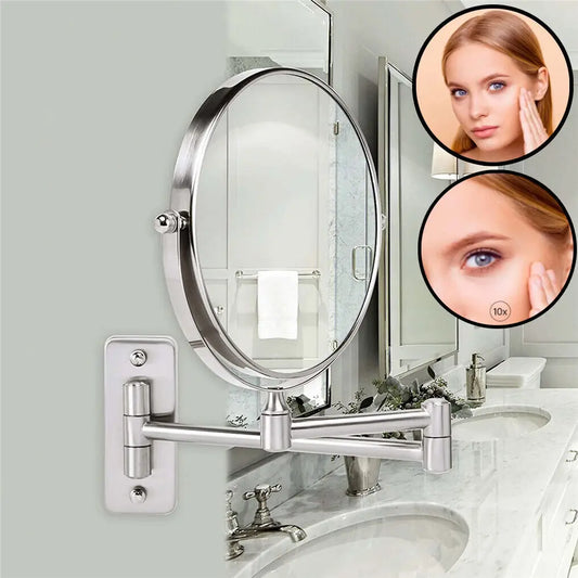 Chrome 360° Extendable Vanity Mirror